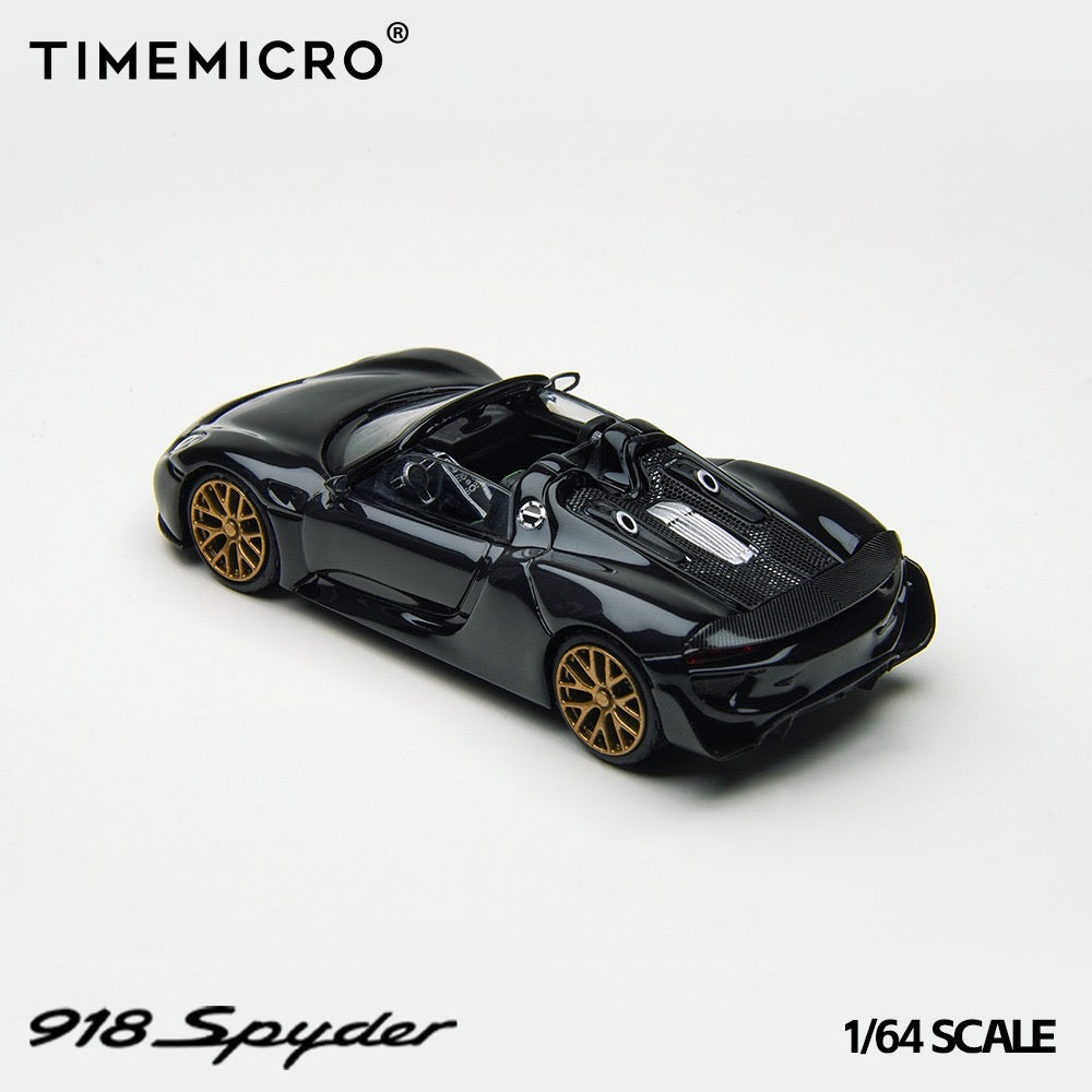 (Pre-Order) (TM643528) Porsche Spyder black and gold