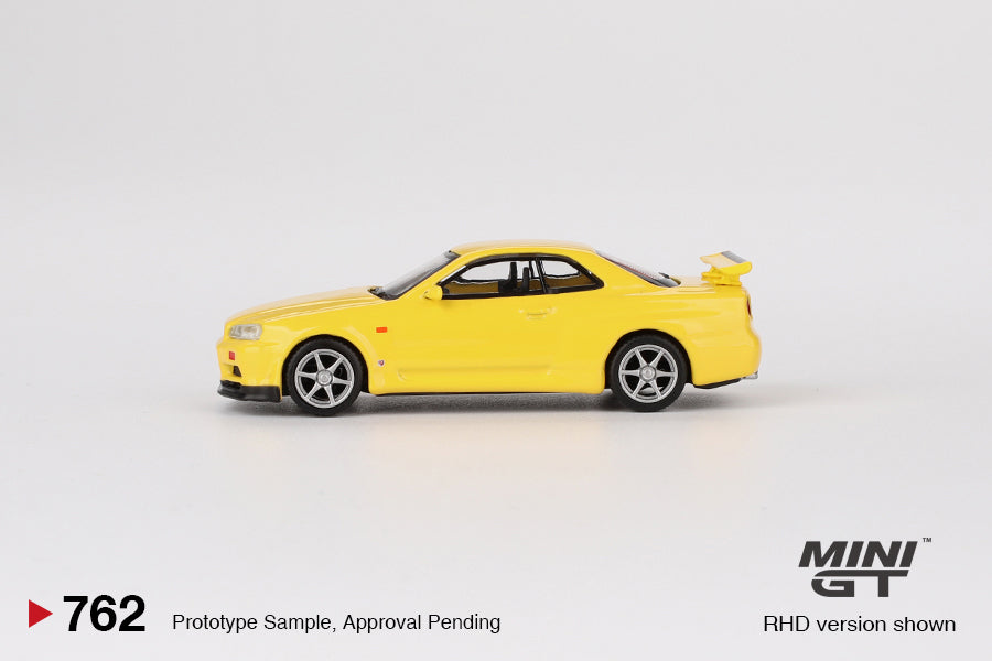 (MGT00762) Nissan Skyline GT-R (R34) V-Spec Lightning Yellow