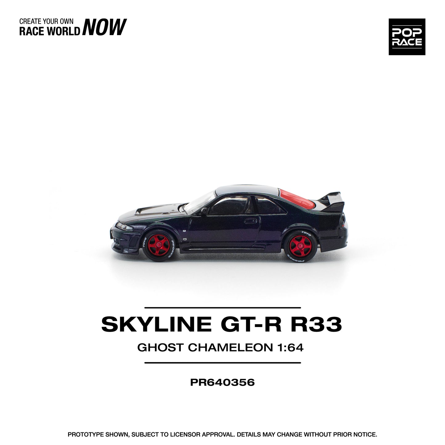 (Pre-Order) (PR640356) SKYLINE GT-R R33 GHOST CHAMELEON