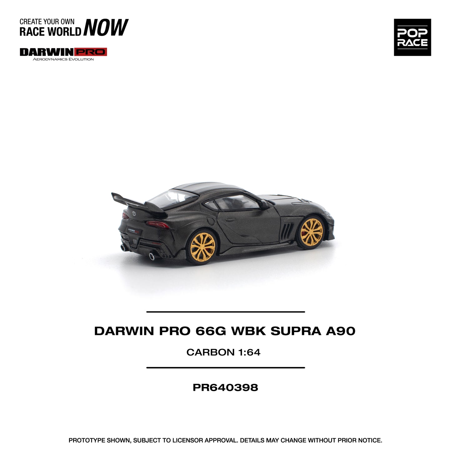 (Pre-Order) (PR640398) DARWIN PRO 66G WBK SUPRA A90 CARBON EDITION