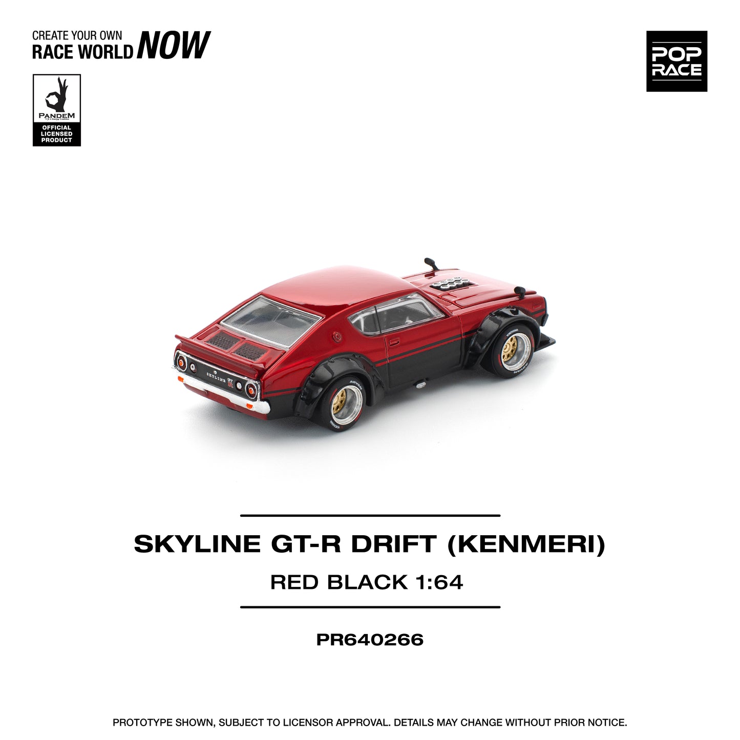 (Pre-Order) (PR640266) KPGC110 KENMERI - RED/BLACK