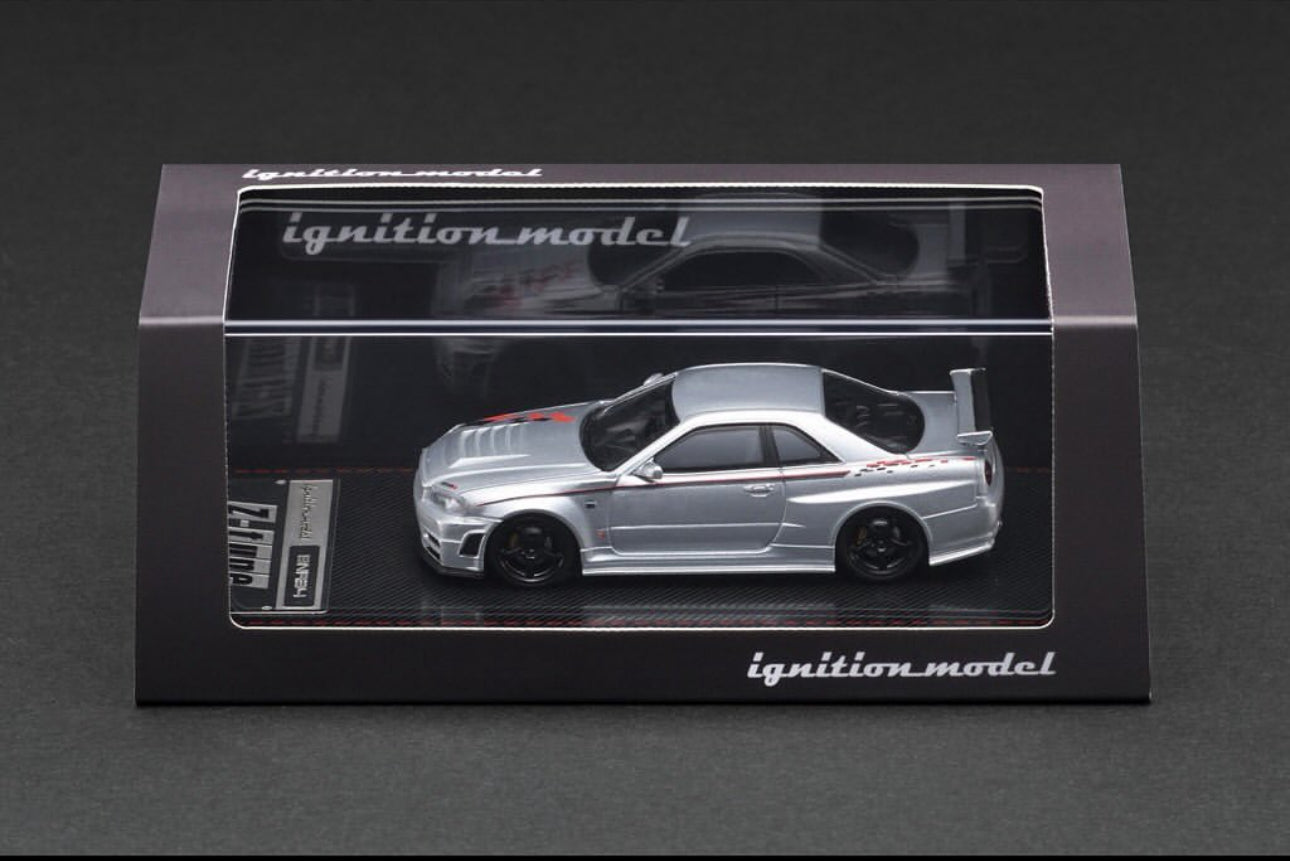 (Pre-Order)(IG3840) Nismo R34 GT-R Z-Tune Silver