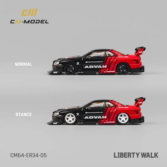 (CM64-ER34-05) Nissan LBWK ER34 Advan