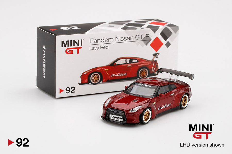 (MGT00092) - Pandem Nissan GT-R (R35) Lava Red (Box Version)