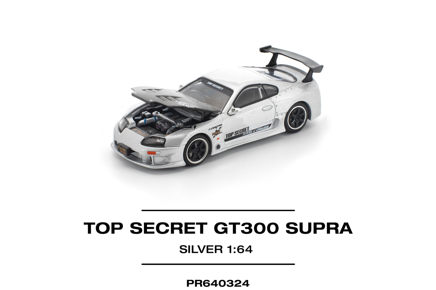 (Pre-Order) (PR640324) TOP SECRET GT300 SUPRA (SILVER)