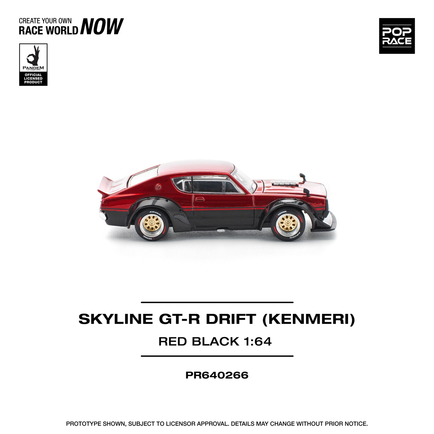 (Pre-Order) (PR640266) KPGC110 KENMERI - RED/BLACK