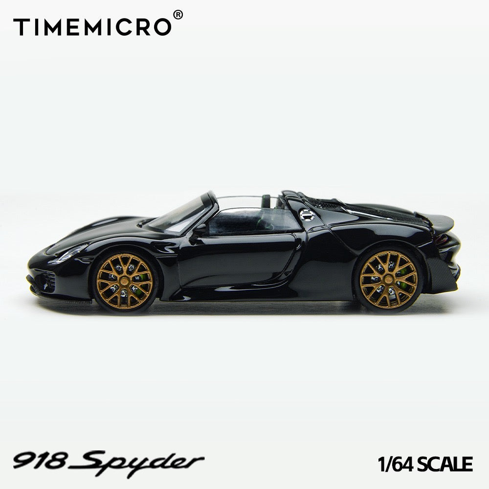 (Pre-Order) (TM643528) Porsche Spyder black and gold