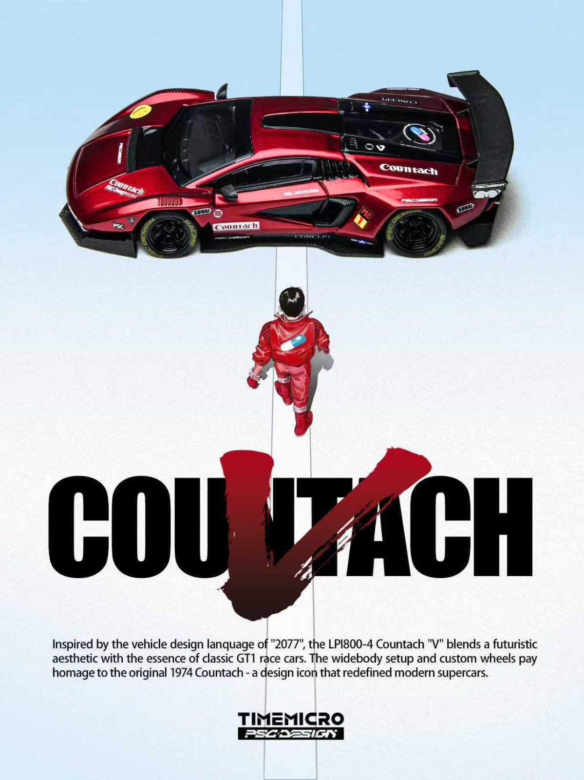 (Pre-Order) (TM647705) Countach "V" Scarlet