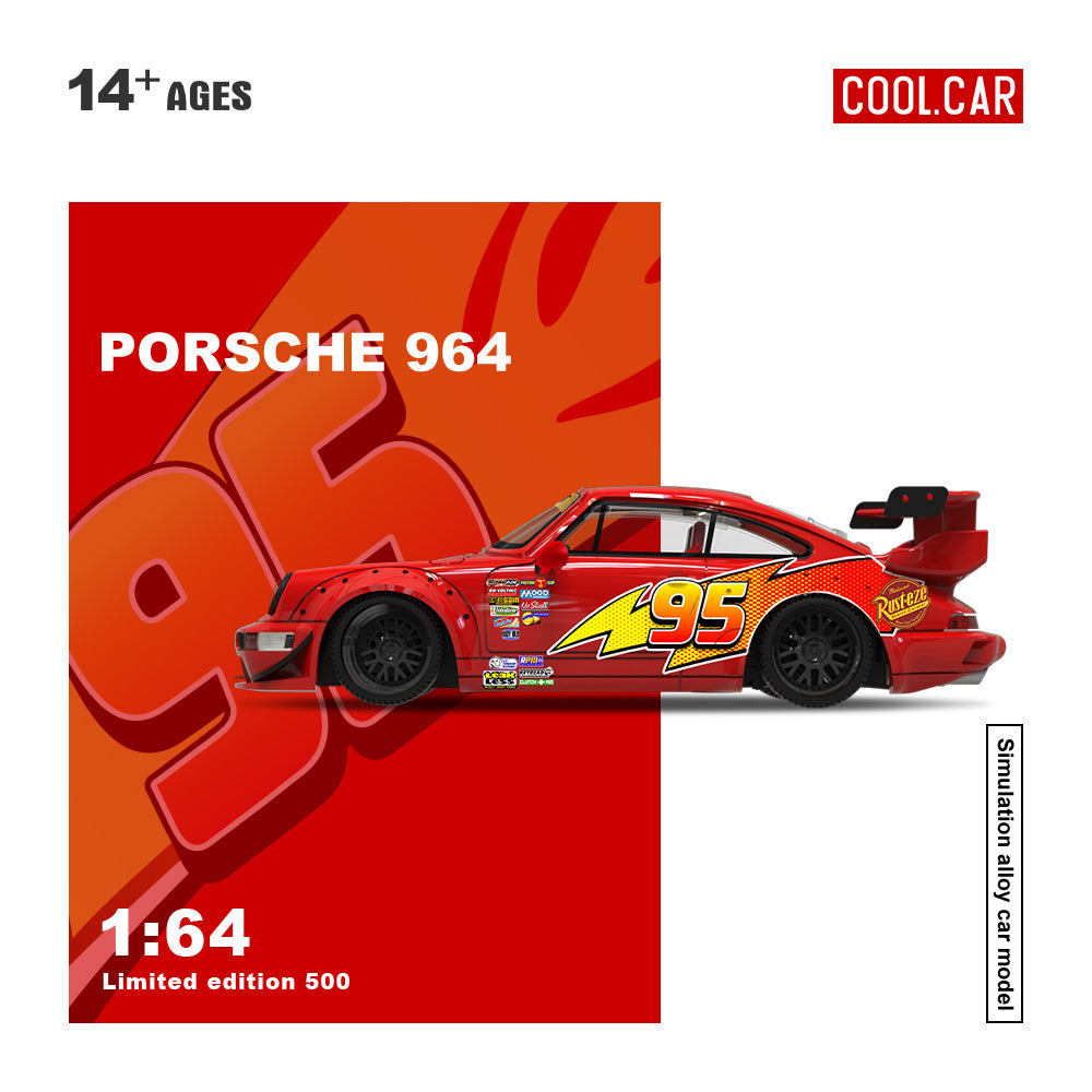 (CC640883) Porsche 964 - Lightning McQueen livery