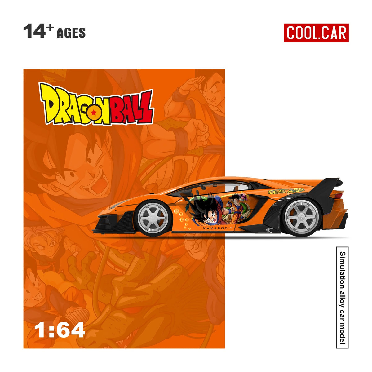 (Pre-Order)(CC643837) Lamborghini GTEVO (Dragon Ball Livery)