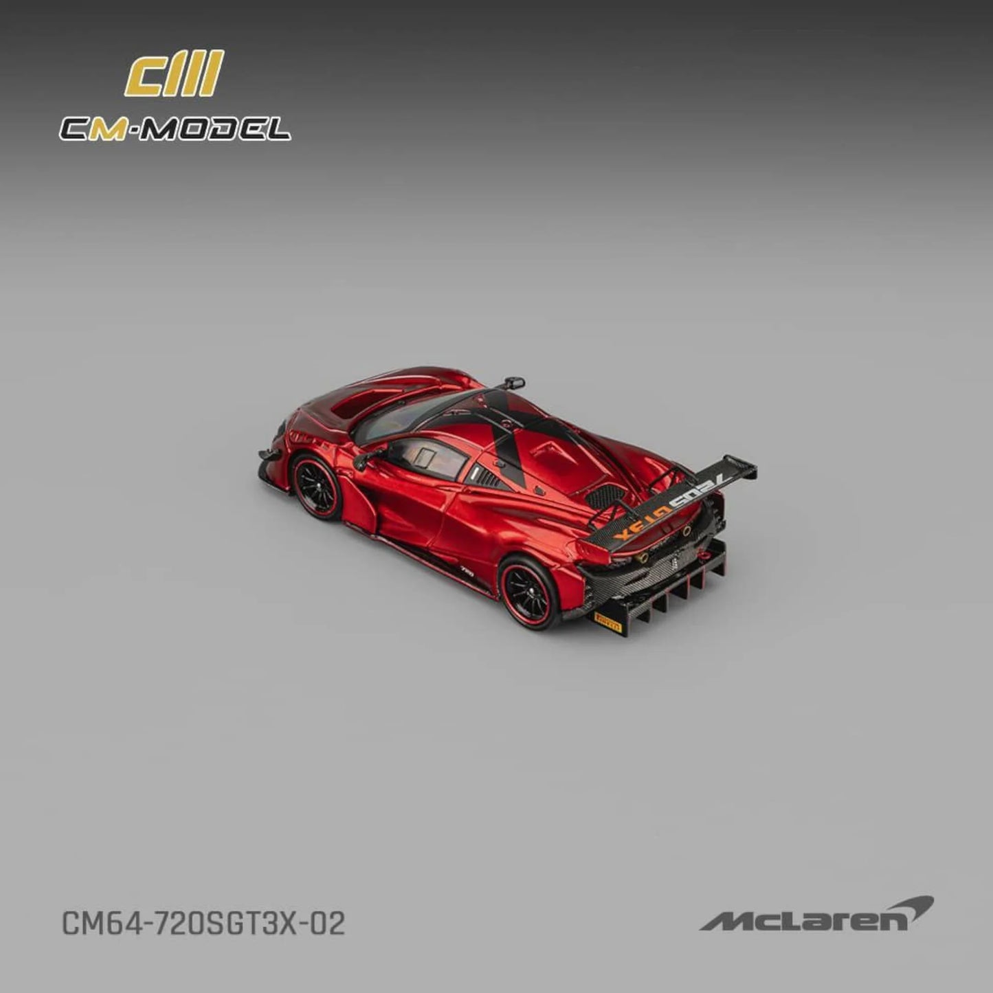 (CM64-720SGT3X-02) Mclaren 720SGT3X - Red