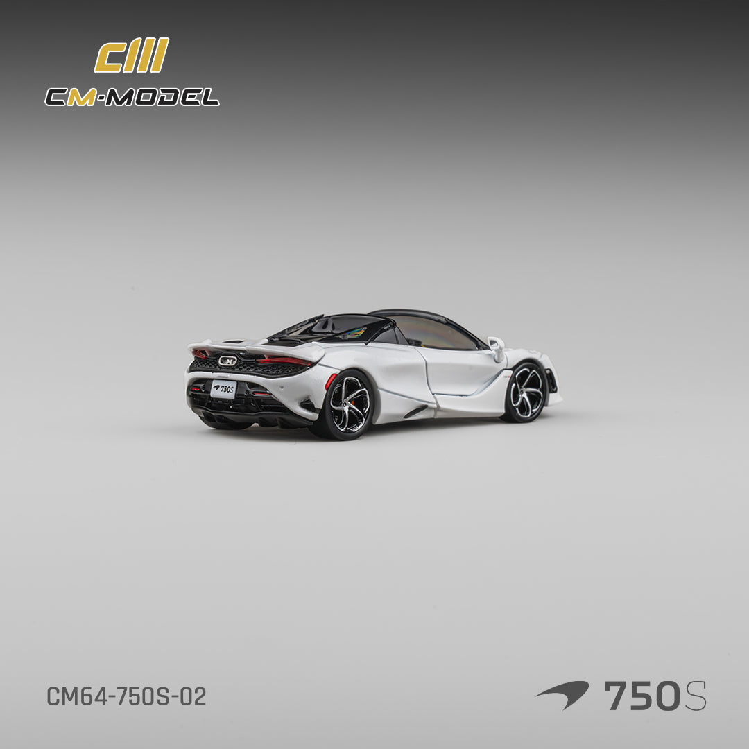 (Pre-Order)(CM64-750S-02) Mclaren 750S Spider Silica White