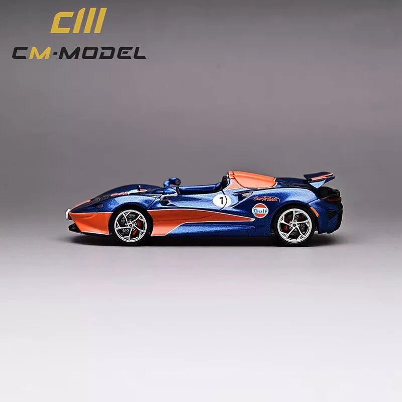 (CM64-Elva-11) Mclaren Elva Gulf (Dark Blue)