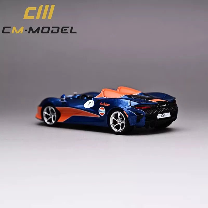 (CM64-Elva-11) Mclaren Elva Gulf (Dark Blue)