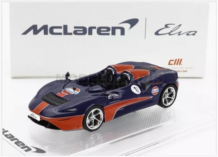 (CM64-Elva-11) Mclaren Elva Gulf (Dark Blue)