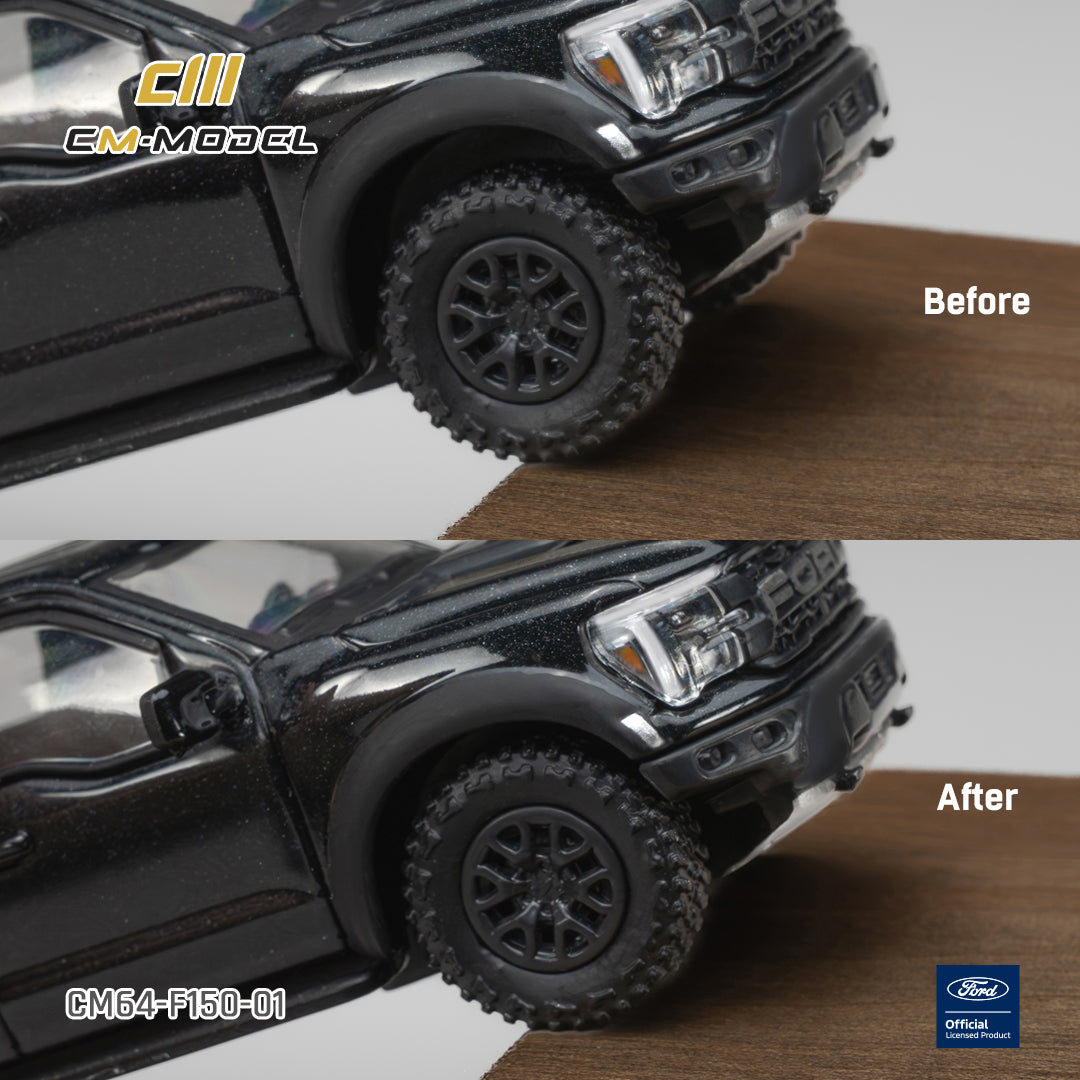 (Pre-Order) (CM64-F150-01) Ford F-150 Raptor Agate Black Metallic