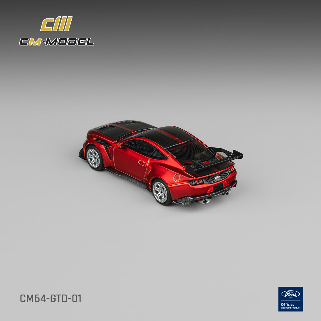 (Pre-Order) (CM64-GTD-01) Ford Mustang GTD Chroma Flame