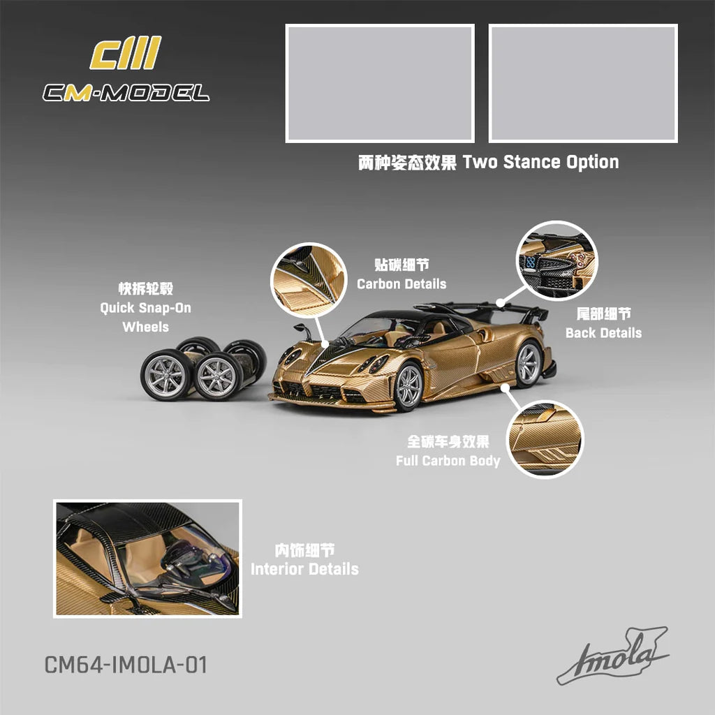 (CM64-Imola-01) Pagani Imola (Gold)