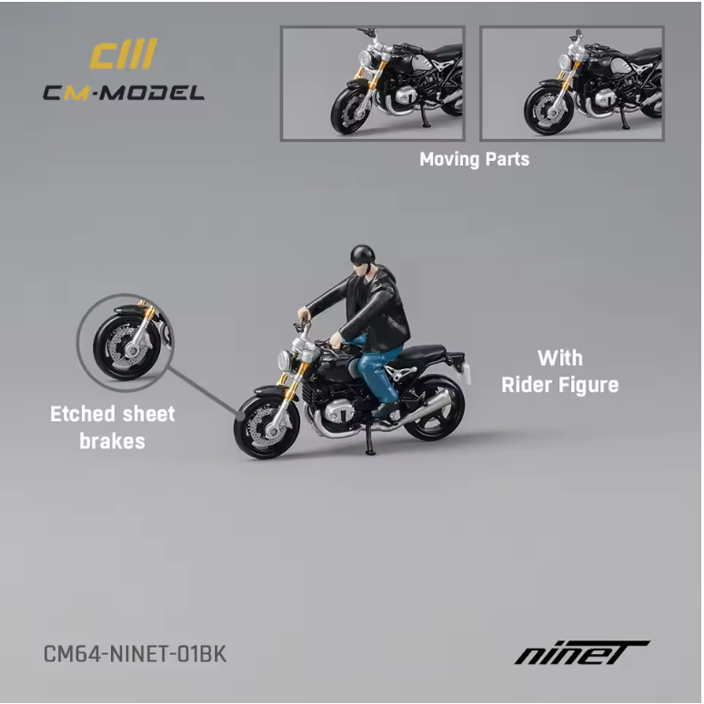 (CM64-NINET-01) Nine T (Black)