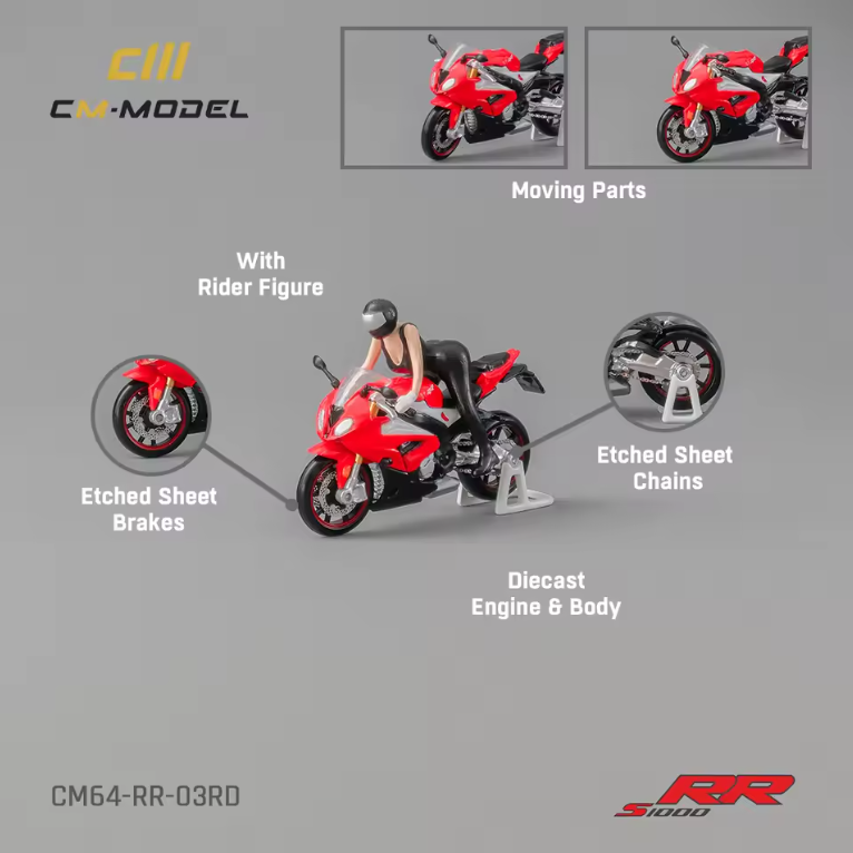 (CM64-RR-03) S1000 RR (Red)