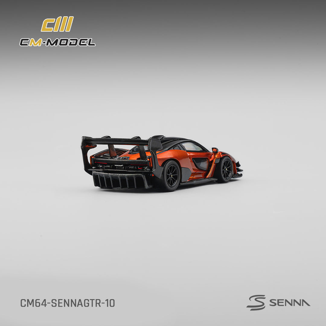 (Pre-Order) (CM64-SennaGTR-10) Mclaren Senna GTR Volcano Orange