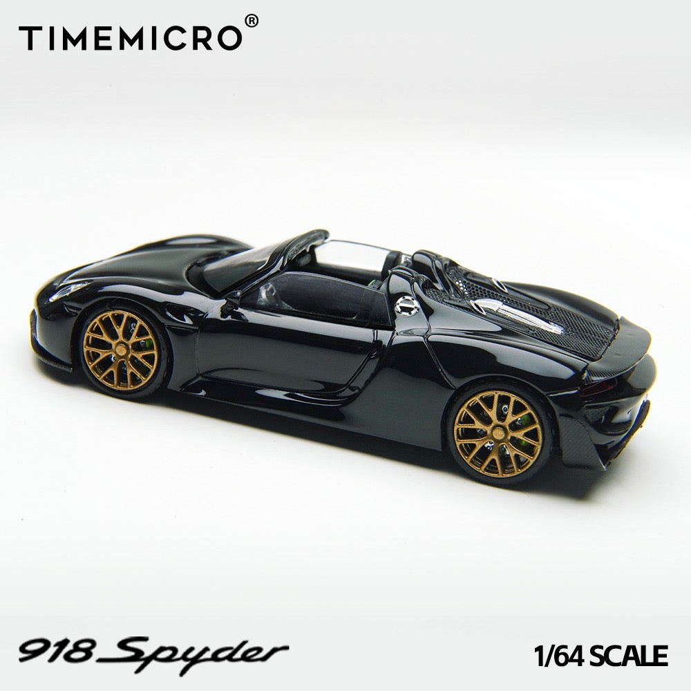 (Pre-Order) (TM643528) Porsche Spyder black and gold