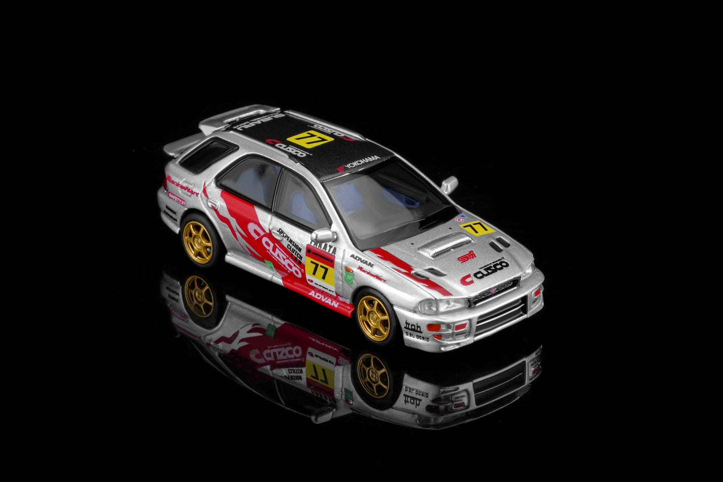 (Pre-Order) (M67109) Motorhelix - SUBARU Impreza Wagon WRX STi Ver. VI CUSCO Silver Livery