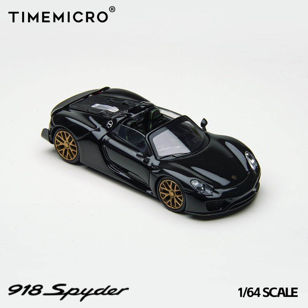 (Pre-Order) (TM643528) Porsche Spyder black and gold