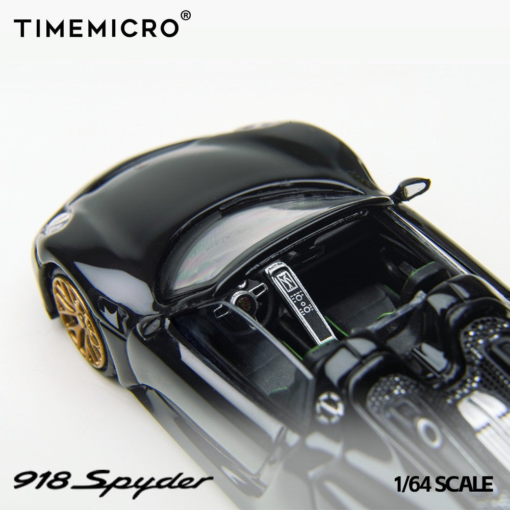 (Pre-Order) (TM643528) Porsche Spyder black and gold