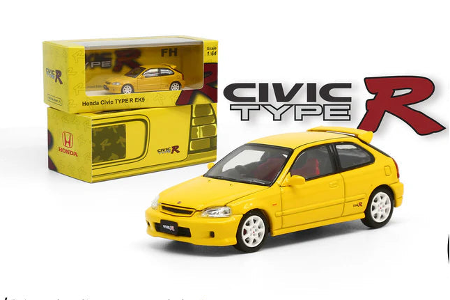 Model 1 - Civic Type R EK9 - Yellow