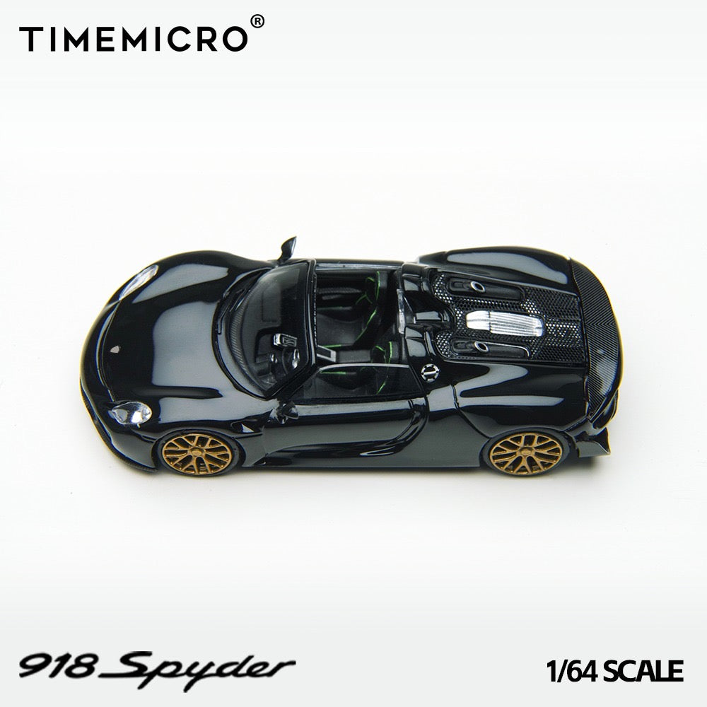 (Pre-Order) (TM643528) Porsche Spyder black and gold