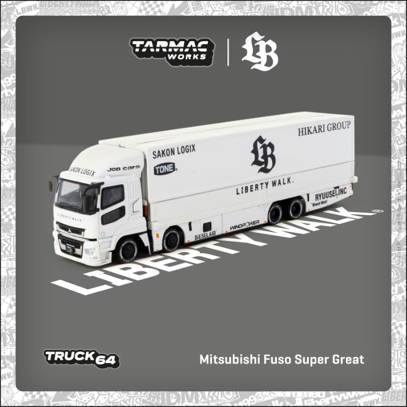 (Pre-Order) (T64T-TL001-LBW) - Mitsubishi Fuso Super Great LB-TRUCKS