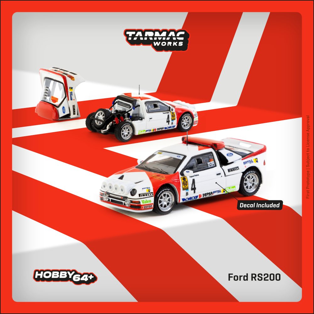(Pre-Order) (T64P-001-86RC04) - Ford RS2000