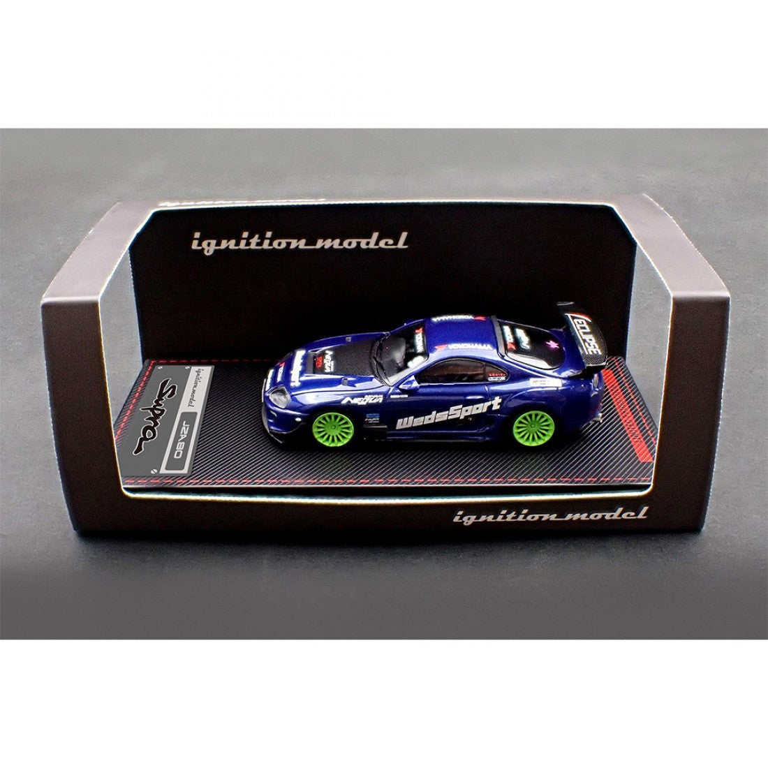 (Pre-Order)(IG3843) Toyota Supra JZA80 RZ Blue Metallic Manabu Orido
