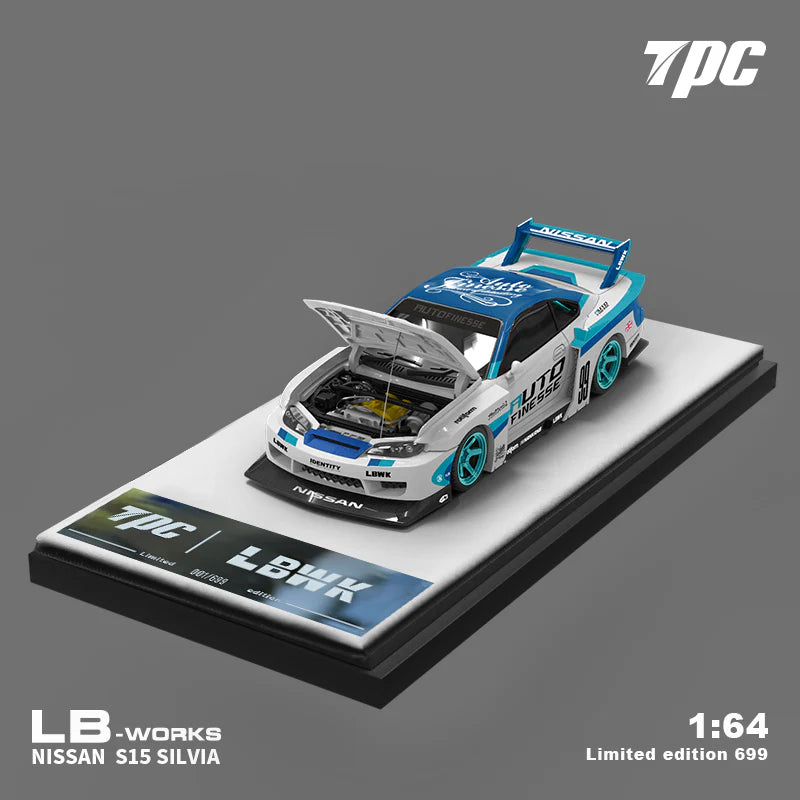 (TPC646010) LB-WORKS Nissan S15 Silvia Blue White