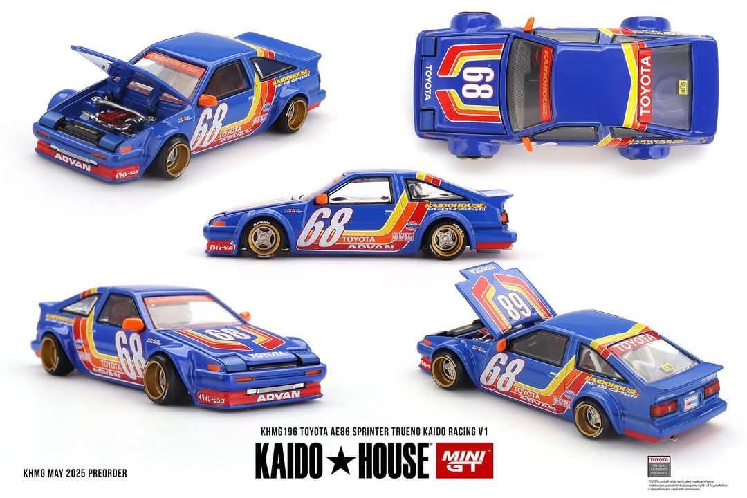 (Pre-Order) (KHMG196) Toyota AE86 Sprinter Trueno Kaido Racing V1
