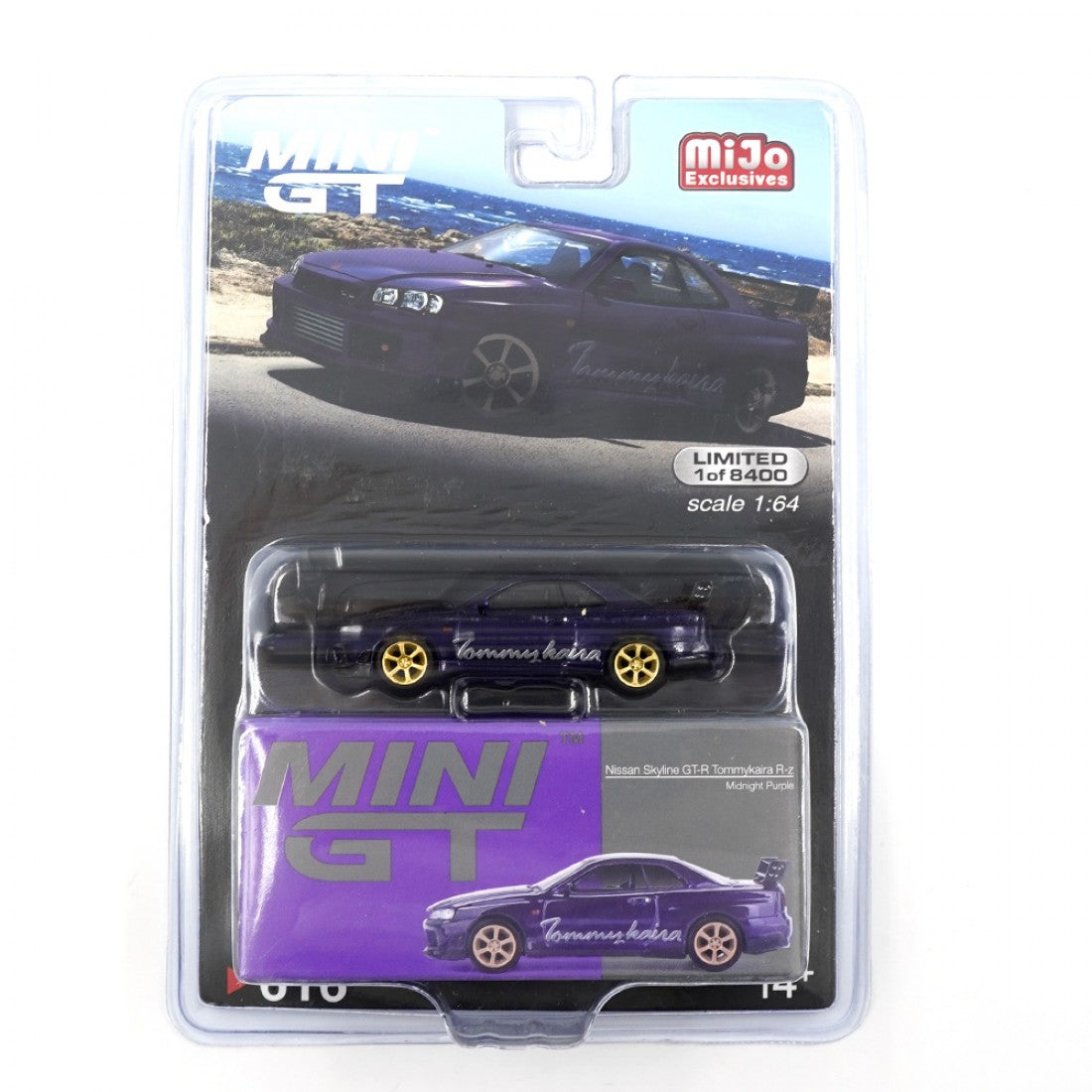(MGT00616-MJ) - Nissan Skyline GT-R (R34) Tommykaira R-z Midnight Purple (Blister/Mijo Exclusive version)