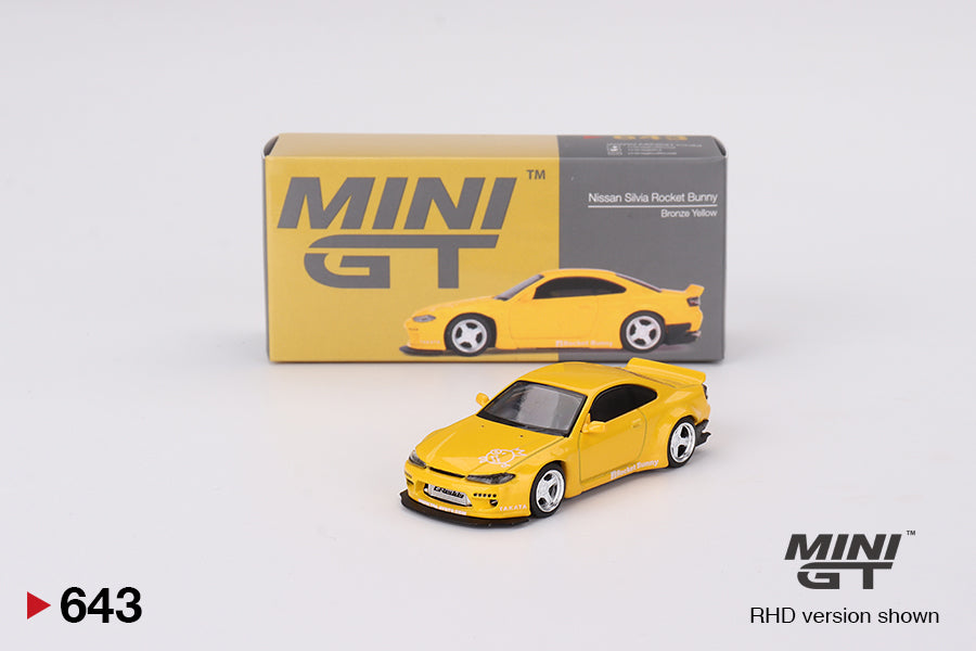 (MGT00643) Nissan Silvia (S15) Rocket Bunny Bronze Yellow (Box version)