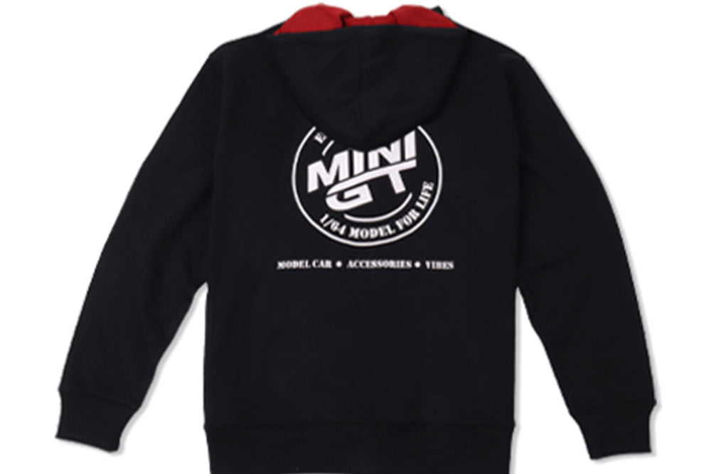 (Pre-Order) (MGTOM015) Mini GT Hoodie with Zip (Black)