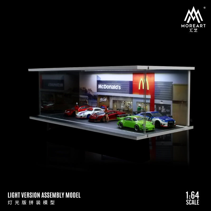 (MO914203) McDonalds theme parking lot assembly scene