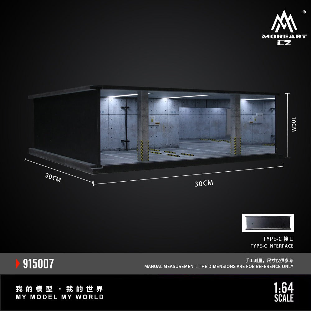 (Pre-Order)(MO915007) Underground Parking Garage Series Lighted Assembly Scene Model