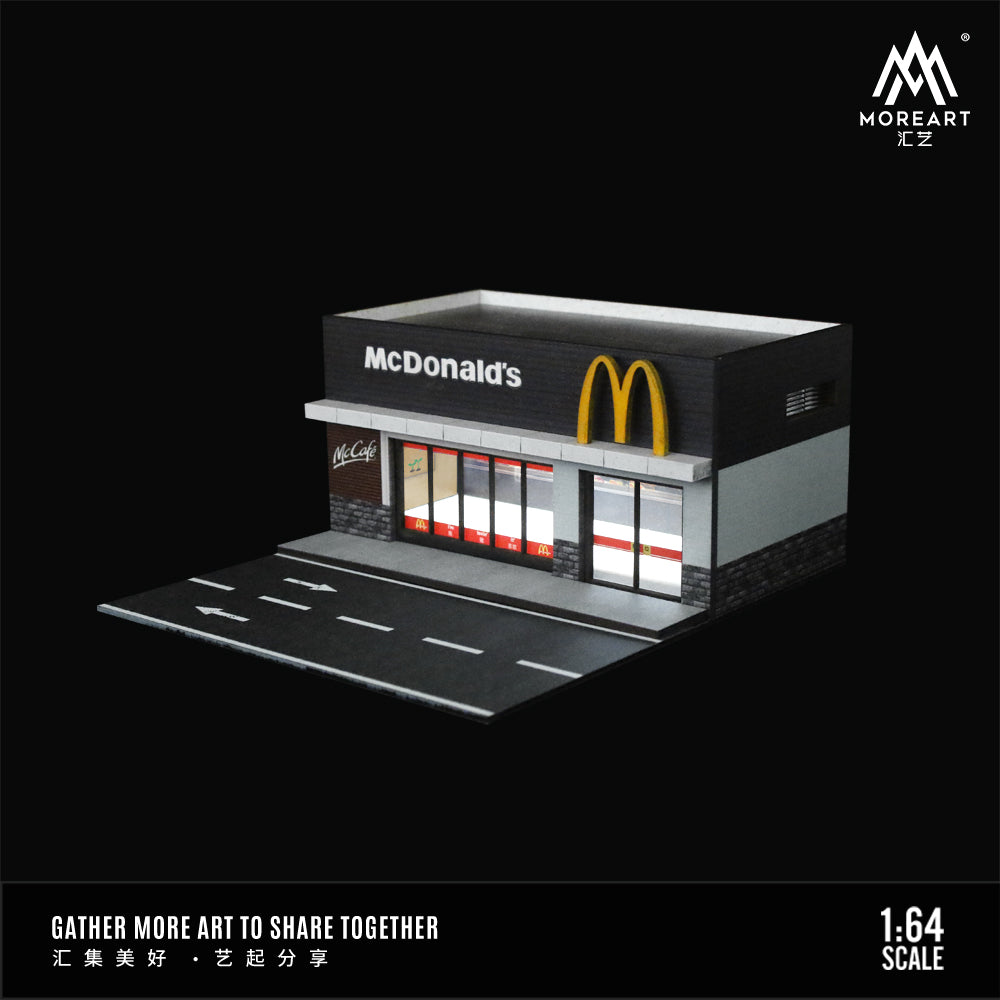 (MO941109) MoreArt 1:64 McDonalds Lighting Integrated scene