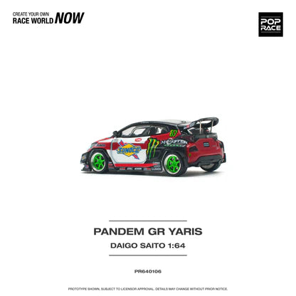 (Pre-Order) (PR640106) PANDEM GR YARIS DAIGO SAITO