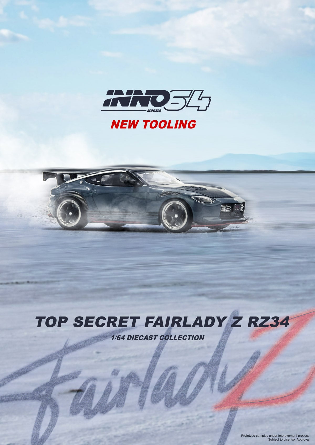 (Pre-Order) (IN64-Z34TS-SG) TOP SECRET FAIRLADY Z (RX34) Stealth Gray