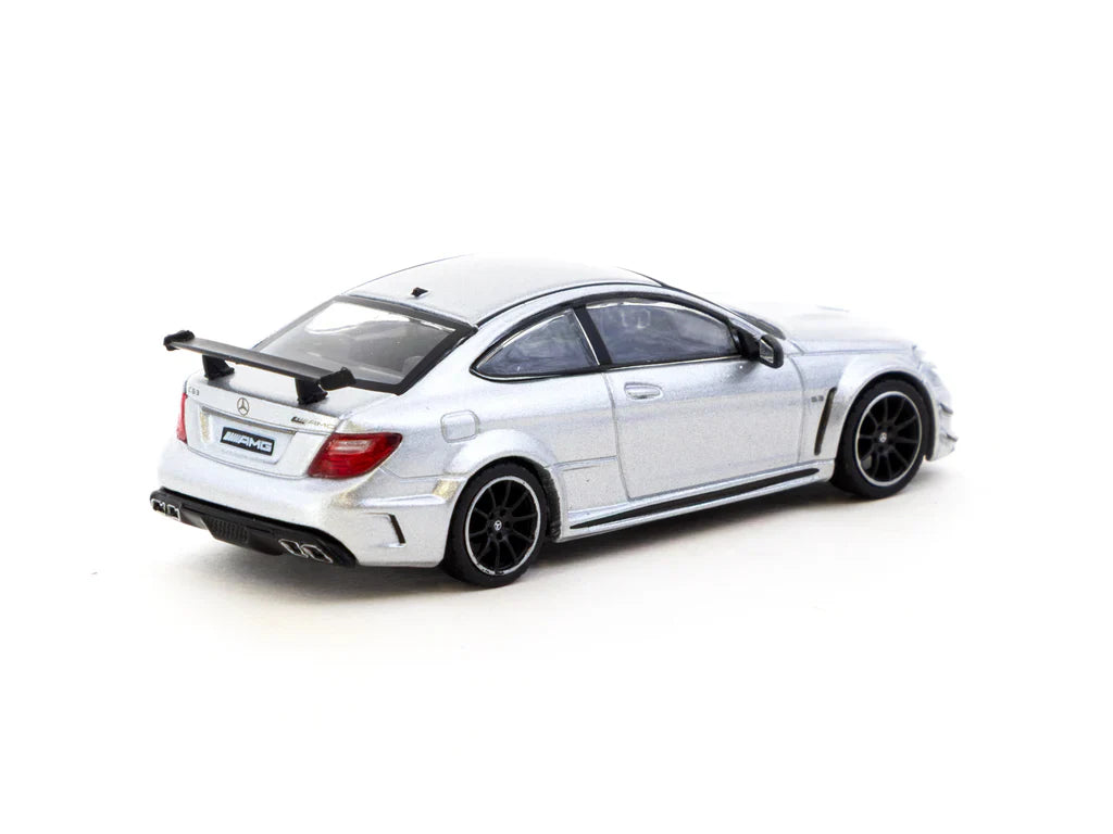 (T64G-009-SL) Mercedes-Benz C 63 AMG Coupé Black Series Silver Metallic