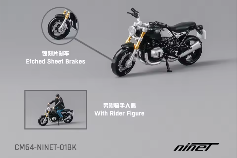 (CM64-NINET-01) Nine T (Black)