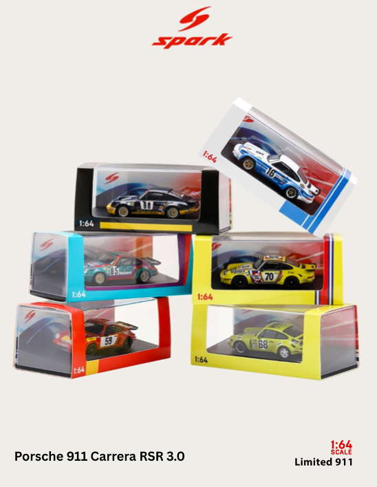 (Pre-Order)(64S022) Porsche 911 Carrera RSR 3.0 No.16 24H Le Mans 1975