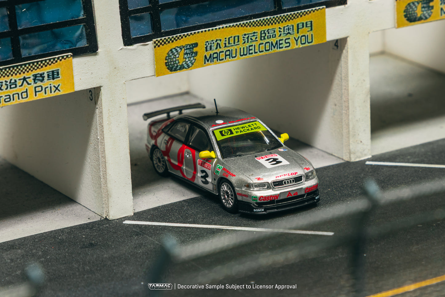(Pre-Order) (T64-077-96MGP03) Audi A4 Quattro (Macau Guia Race 1996 Winner)