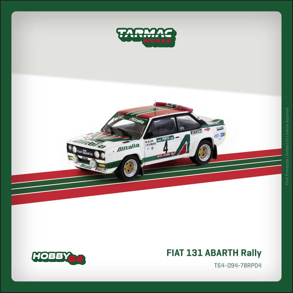 (Pre-Order) (T64-094-78RP04) - FIAT 131 ABARTH Rally