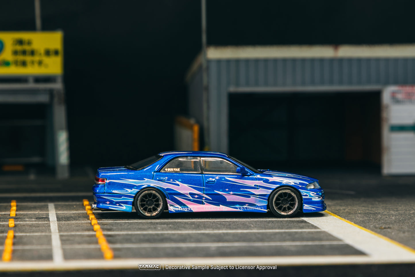 (Pre-Order) (T64G-024-BL) - VERTEX Toyota Mark II JZX100 (Blue Metallic)